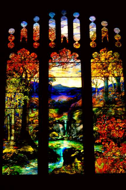 Glasfenster von Louis C. Tiffany