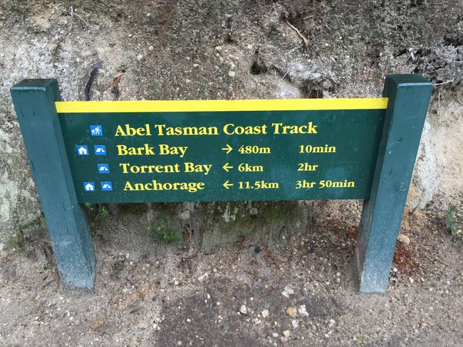 03/02/2017 - एबेल तस्मान राष्ट्रीय उद्यान में लंबी पैदल यात्रा और नाव यात्रा
