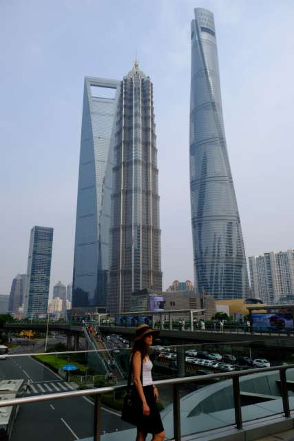 THREE TOWERS: Shanghai Financial Tower - JIN MAO Tower - SHANGHAI TOWER