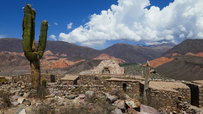 The reconstructed Inca city of Pucará near Tilcara