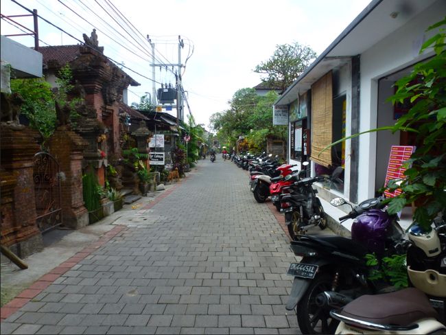 Spaziergang durch Ubud, Bali