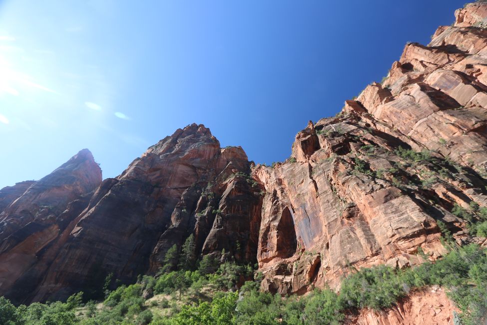 Day 2 in Zion NP - today: Canyon Overlook Trail