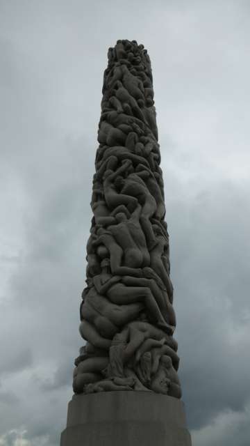zentrale Stele im Vigelandspark