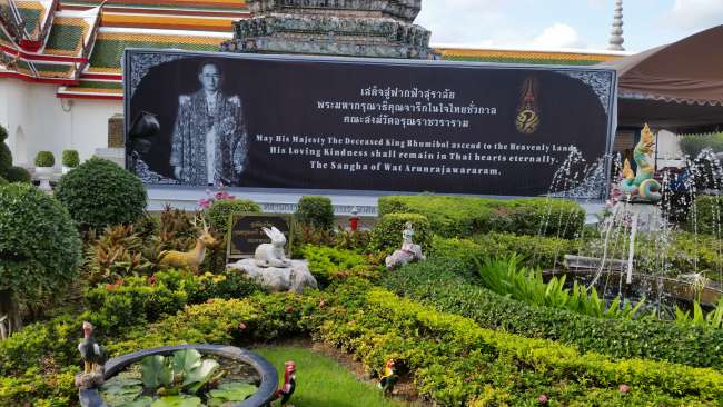 Verstorbene König von Thailand 