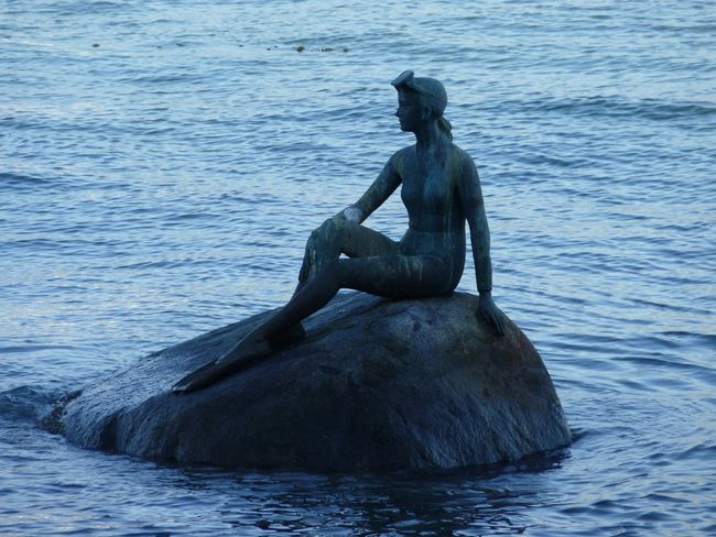 Nach Kopenhagen zur Meerjungfrau hab ich es noch nicht geschafft, aber hier sitzt ihre Schwester ;)