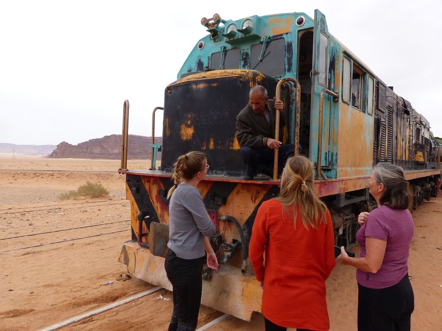 Jordan, Wadi Rum train ride