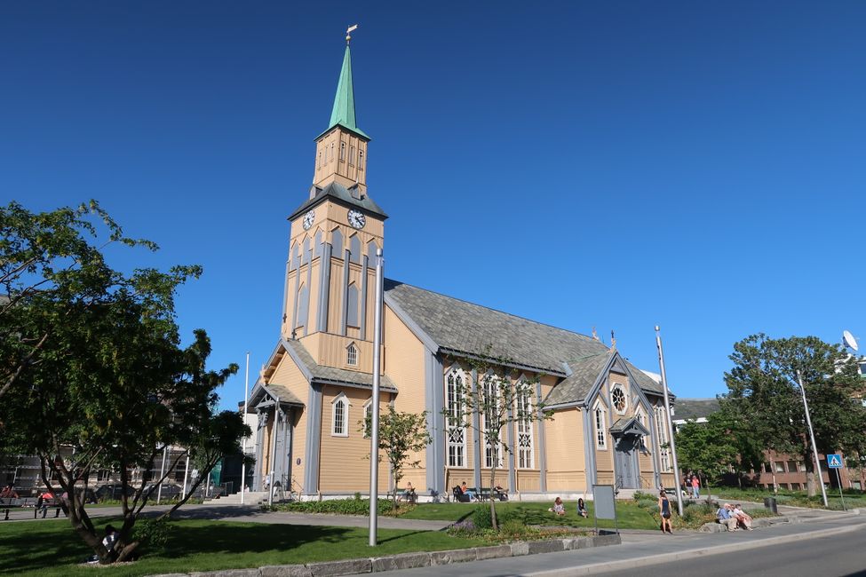 Die Domkirche von Tromsö. 