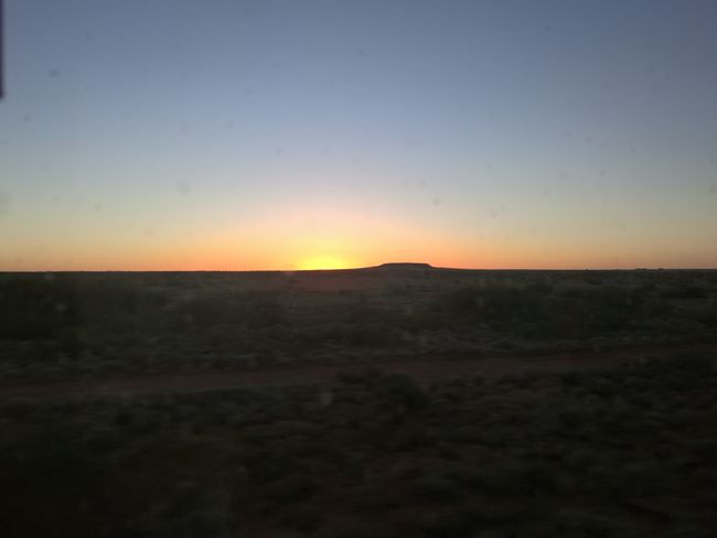 The Ghan (3000 km from Darwin to Adelaide)