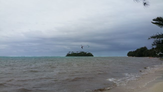 Kiter am Muri Beach