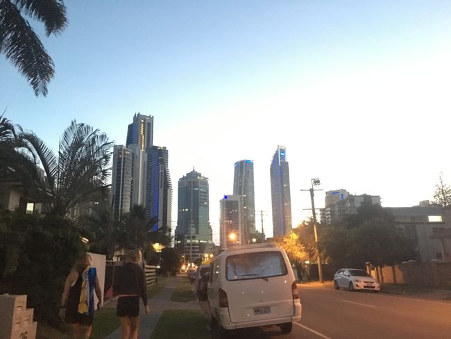 Surfers Paradise - my first days in Australia