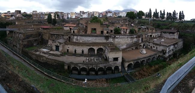 Herculaneum-die kleinere Stadt am Vesus