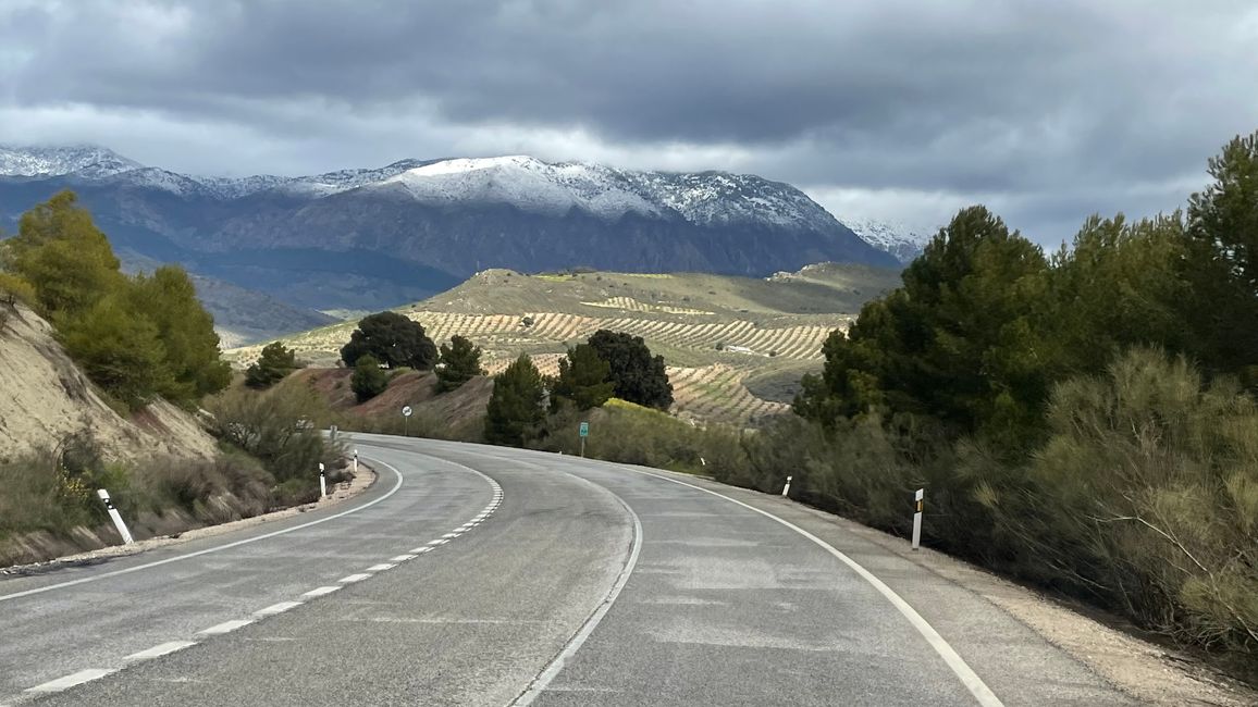 Schnee in der Sierra Nevada 