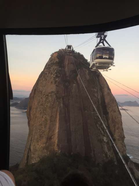 Blick aus der Seilbahn 