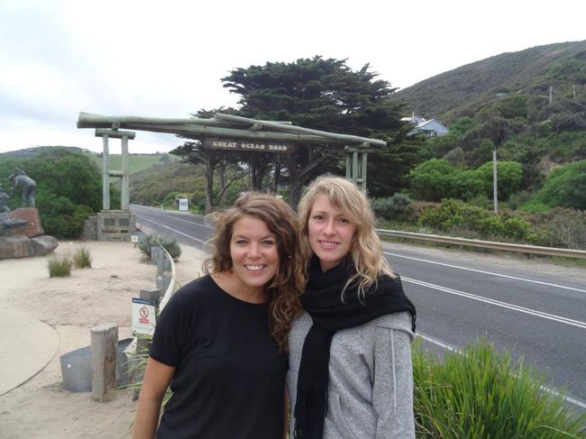 Silvia and I and the Great Ocean Road