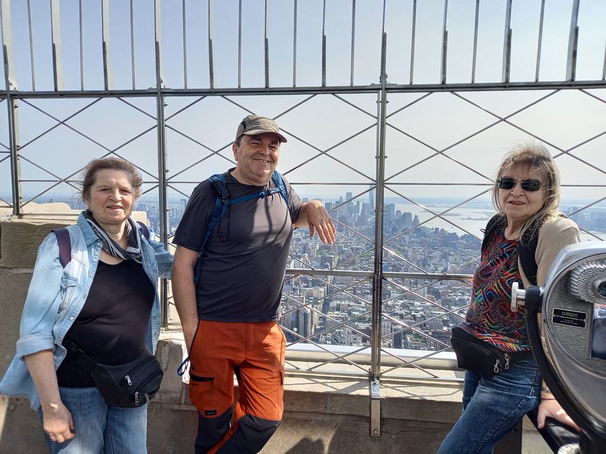 Na vrhu Empire State Buildinga