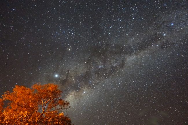 the starry sky in Karijini National Park