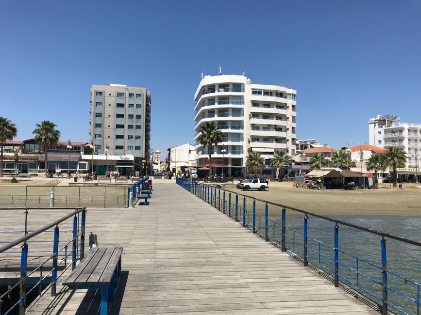 Blick ins Zentrum von Larnaca
