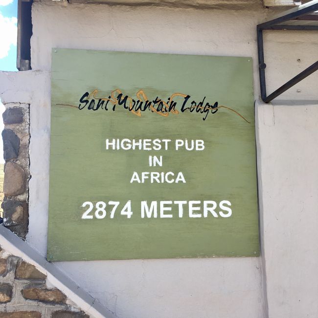 Afirkas höchster Pub, Lesotho