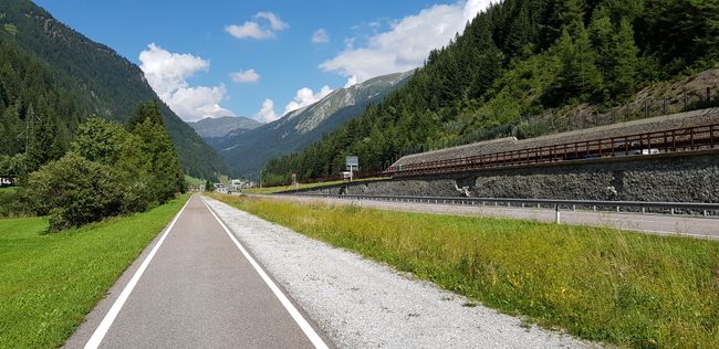 Cycling path Brenner-Sterzing