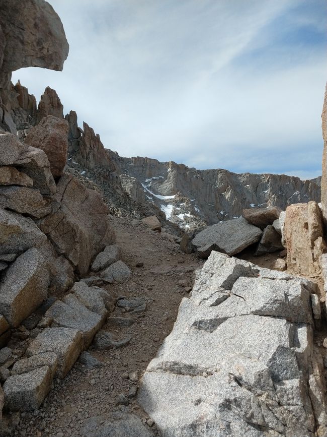 Pacific Crest Trail, Ascenso a la Cumbre del Monte Whitney