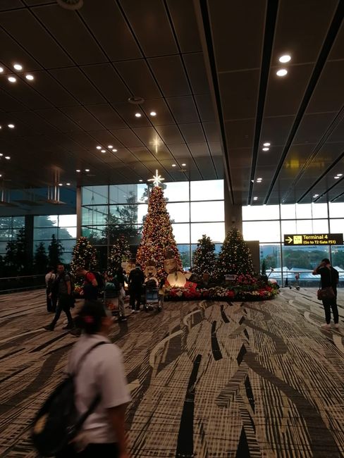 Weihnachten am Changi Airport