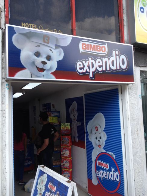 Un orso inquietante con un pane ancora più inquietante che mi perseguita da quando sono in Guatemala!