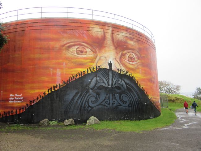 Was painted on such a water tank.