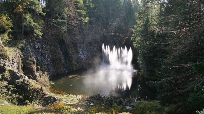 Vancouver Island - The Butchart Gardens - Ross Fountain