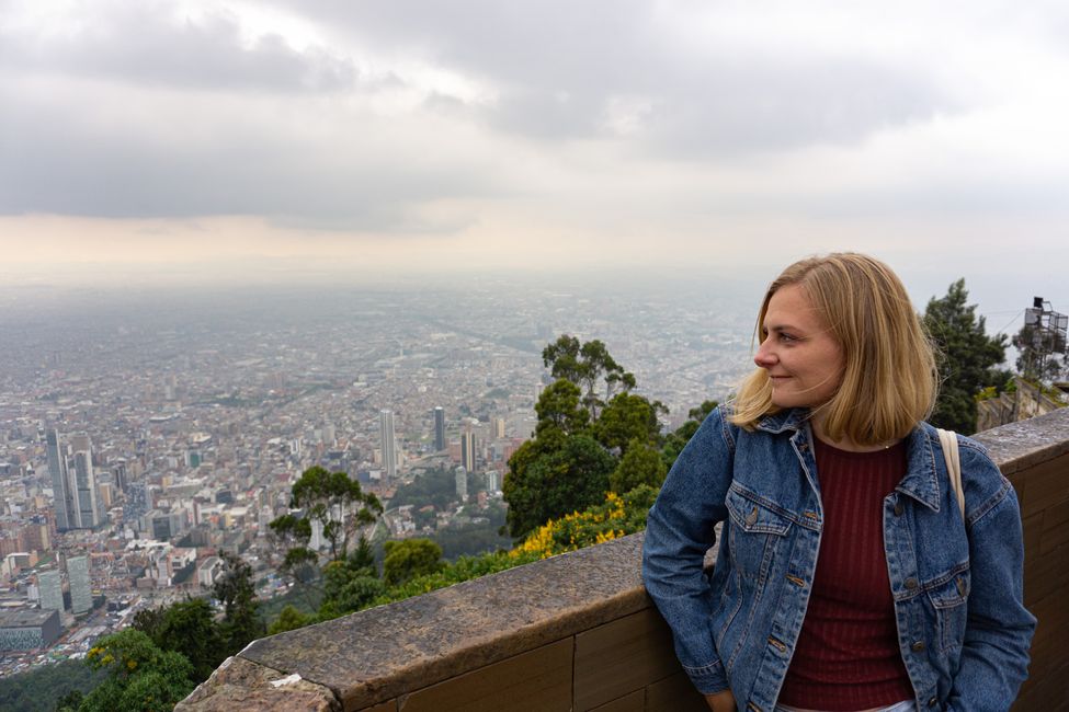 Ausblick über Bogotá