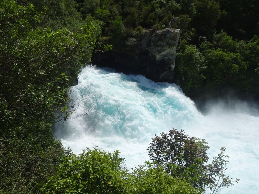 Die Huka-Wasserfälle
