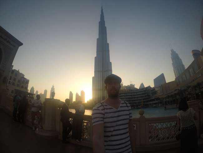 Erster Stopp - Dubai