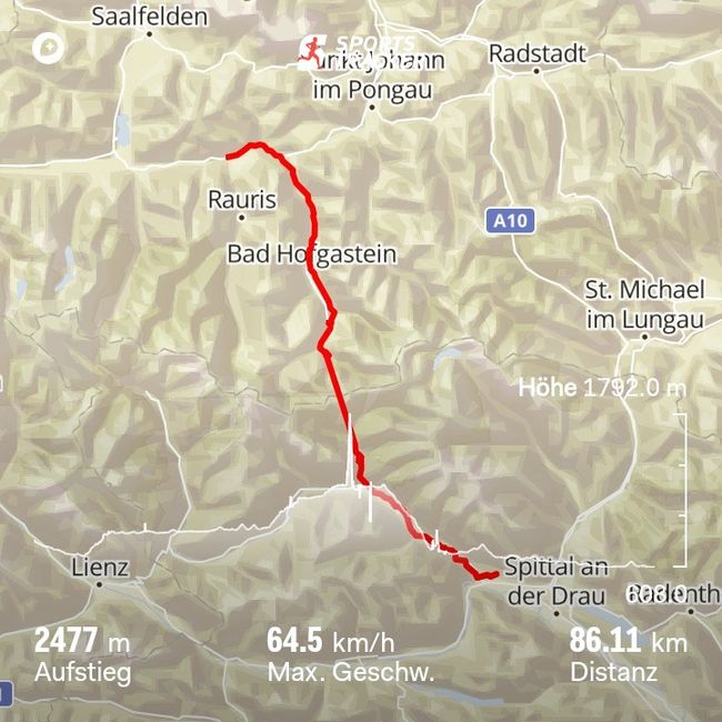Day 11 - from Taxenbach to Möllbrücke