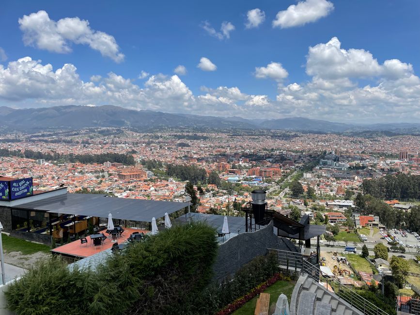 Blick vom Turi auf Cuenca