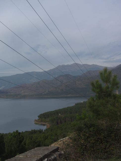 On the way to the Drin River - Koman Lake reservoir