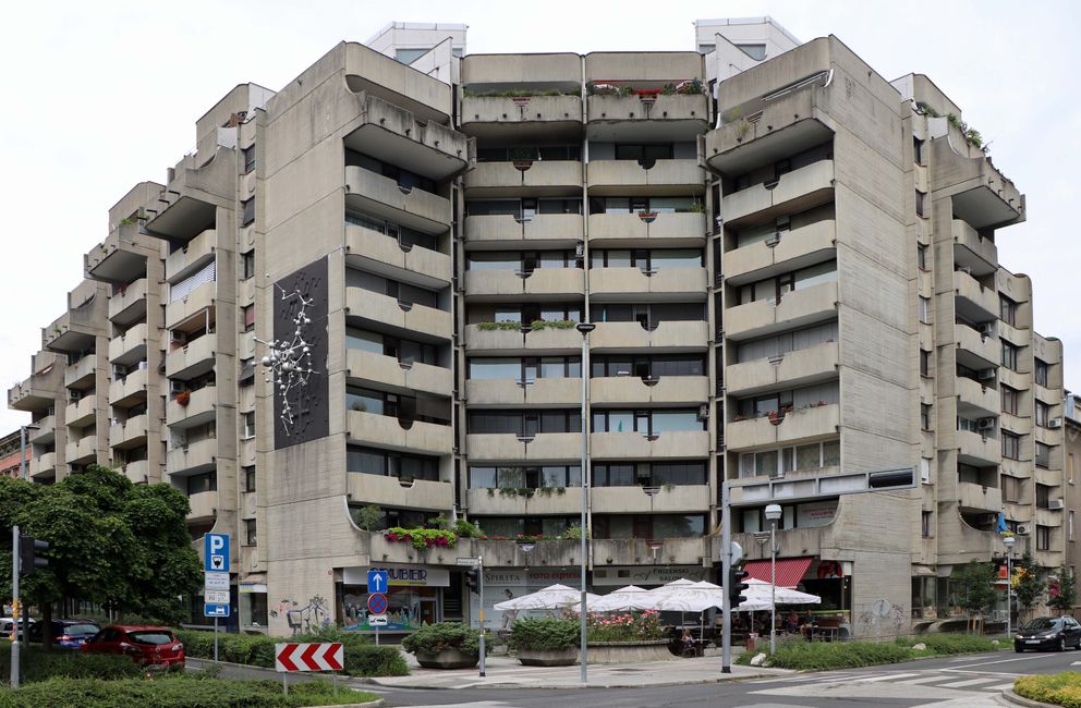 Jugoslawische Architektur der 1970er-Jahre.