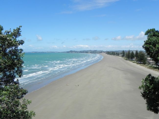Orewa Beach, and if you look closely ...