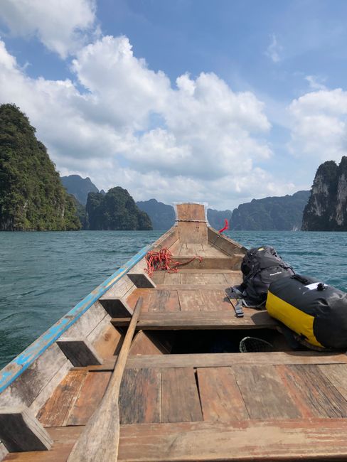 Bangkok, Khao Sok NP and Coconut Island. About city hustle and bustle, jungle, and the beach.