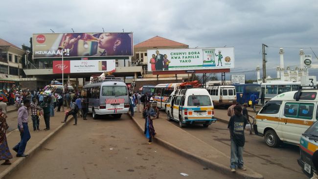 Bus station Moshi, Tanzania
