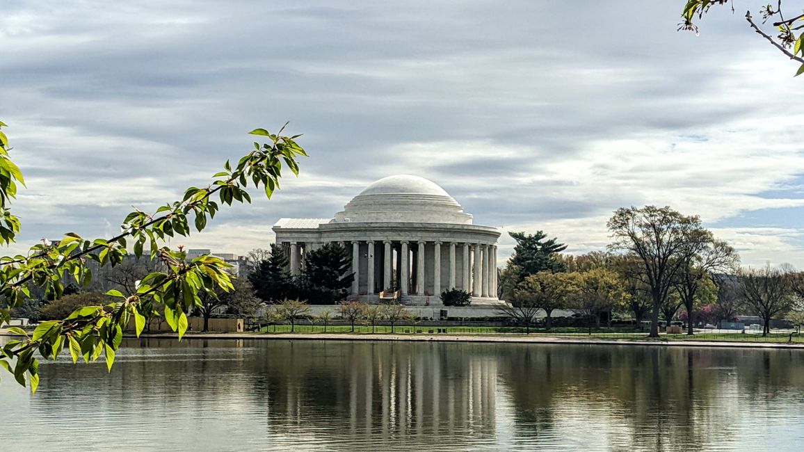 Blicka aufs Jefferson Memorial