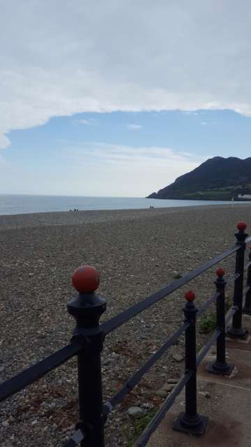 The beach in Bray