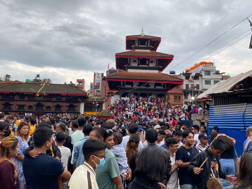 Die Altstadt von Kathmandu