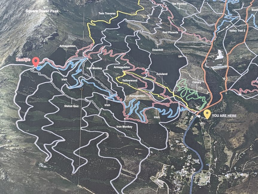 Biken im Jonkershoek Nature Reserve