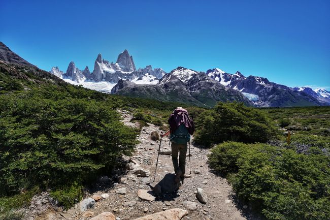 A dinna palina: Argentina, Part 1: Hiking leh buaina tam tak