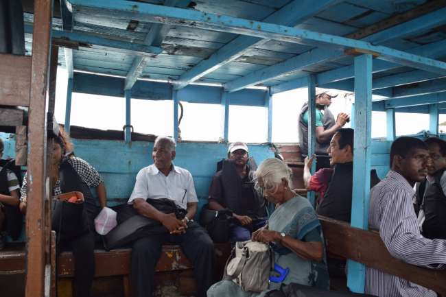 Fährüberfahrt auf den Jaffna-Inseln