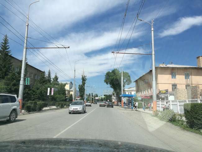 Main street of Naryn