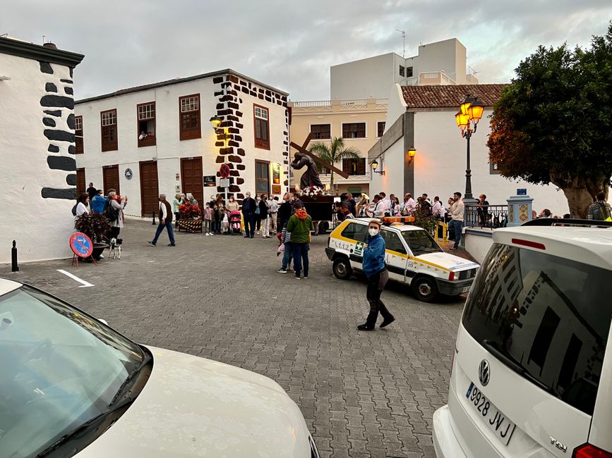 Procesión durante la Semana Santa