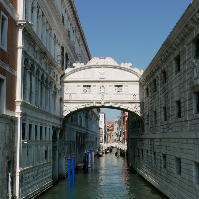 View from the Bridge of Sighs 