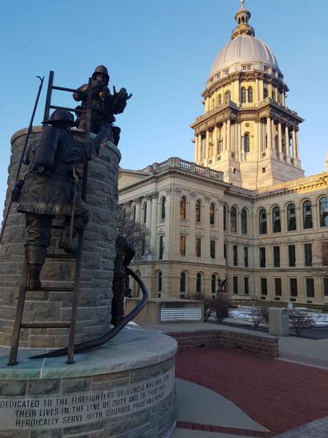 Capitol of Illinois in Springfield