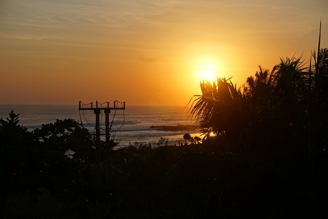 Sunset back in Canggu