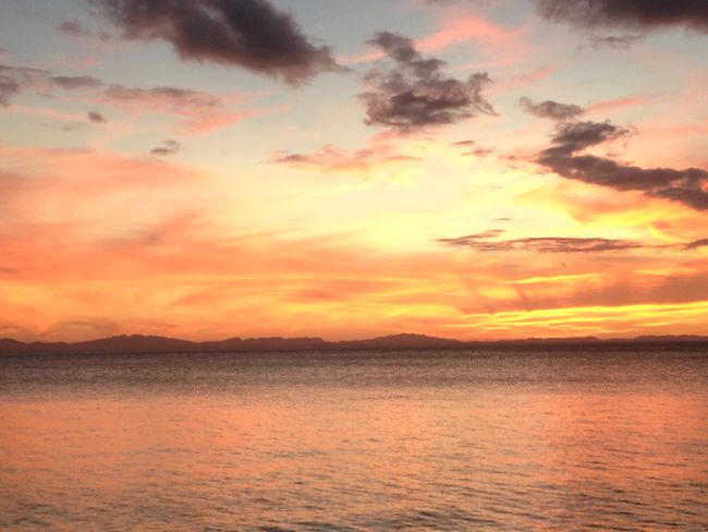 Letzter Sonnenuntergang in Nicaragua 